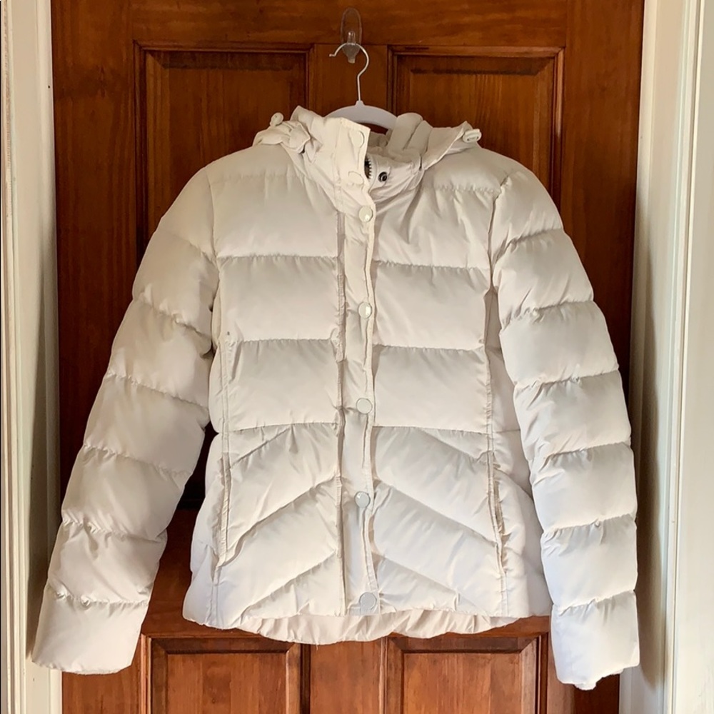 White Down Puff Coat
